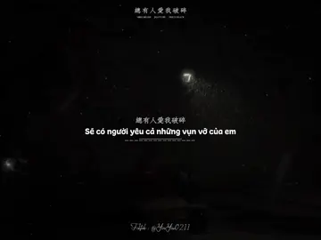您的开导实在很可爱，但我的痛苦和伤痕实在可怜。.                                  _                                                                 _  #nhactrungquoc #總有人愛我破碎 #vietsub #lyrics #yinyue0211 