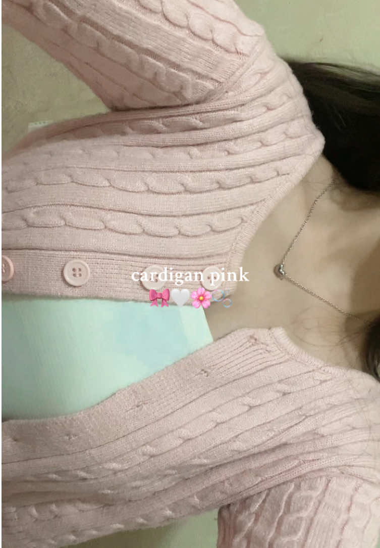 pretty soft knit cardi #cardiganrajut #knit 