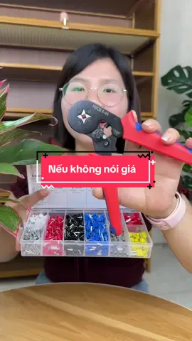 Kìm bấm cos vuông- tự điều chỉnh, công cụ không thể thiếu cho mọi thợ điện, sử dụng an toàn đi kèm đầu cos cho kìm bấm #hangxinhtuoi #kimbamcos