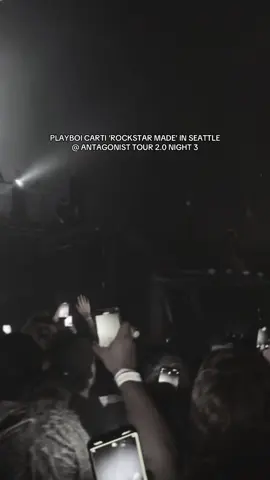 PLAYBOI CARTI ROCKSTAR MADE SEATTLE #fyp #playboicarti #antagonist #antagonisttour #iammusic 