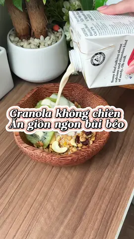Ăn giòn ngon lắm mấy bà ăn thử đi nè #granola #ngucoc #hatdinhduong #healthy #eatclean 