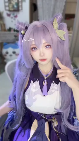 The best waifu forever 🤭🥰 #keqing #GenshinImpact #cosplay #genshin 
