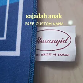 #sajadahanakcustomnama #sajadahanakviral #souvenir #promomakan1010 #fyppppppppppppppppppppppp 