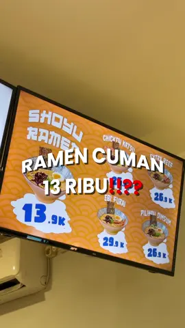 Cuma modal belasan ribu udah kenyang! Worth it untuk dicoba sih ini, nama tempatnya 📍Joffi Ramen, Cempaka Putih Jangan lupa save video ini ya! #WhereToEat #RekomendasiKuliner #KulinerJakarta #WhereToGo #MakananViral 