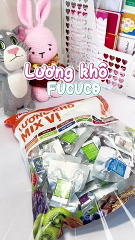Lương khô mix vị Fucuco #food #anvatngon #luongkhomini #tiktokreview #videotiktok 