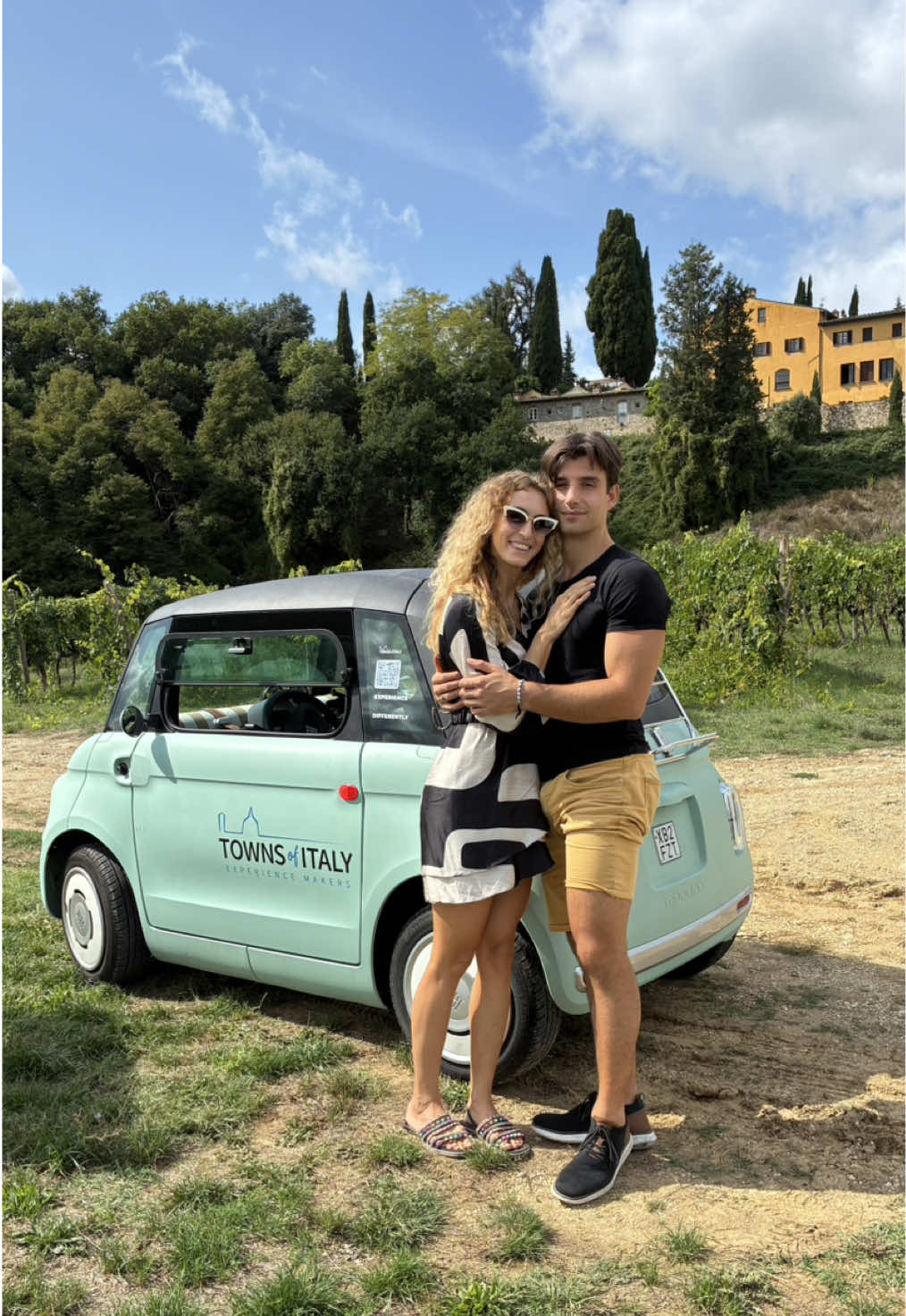 🇮🇹✨ Who else can say they’ve driven a Fiat Topolino Electric Car through the hills of Chianti? I just did! 🚗💨 From a quick pickup in Florence 🏙️ to cruising the Tuscan countryside 🌻🍃— every moment felt straight out of a movie 🎞️💛 📸 Stopped for dreamy photo ops, soaked in local stories, and indulged in a Tuscan lunch with a view 🍝🍷 Then wrapped it all up with a wine + olive oil tasting in a charming local cellar 🍇🫒🏡 Want to explore Tuscany in the most iconic (and sustainable!) way possible? 🌞💚 👉 Book your Fiat Topolino e-car tour with Towns of Italy today! 🇮🇹✨ In collaboration with with @Lucus Travel  . . #florence #chianti #chiantilovers #tuscany #firenze 
