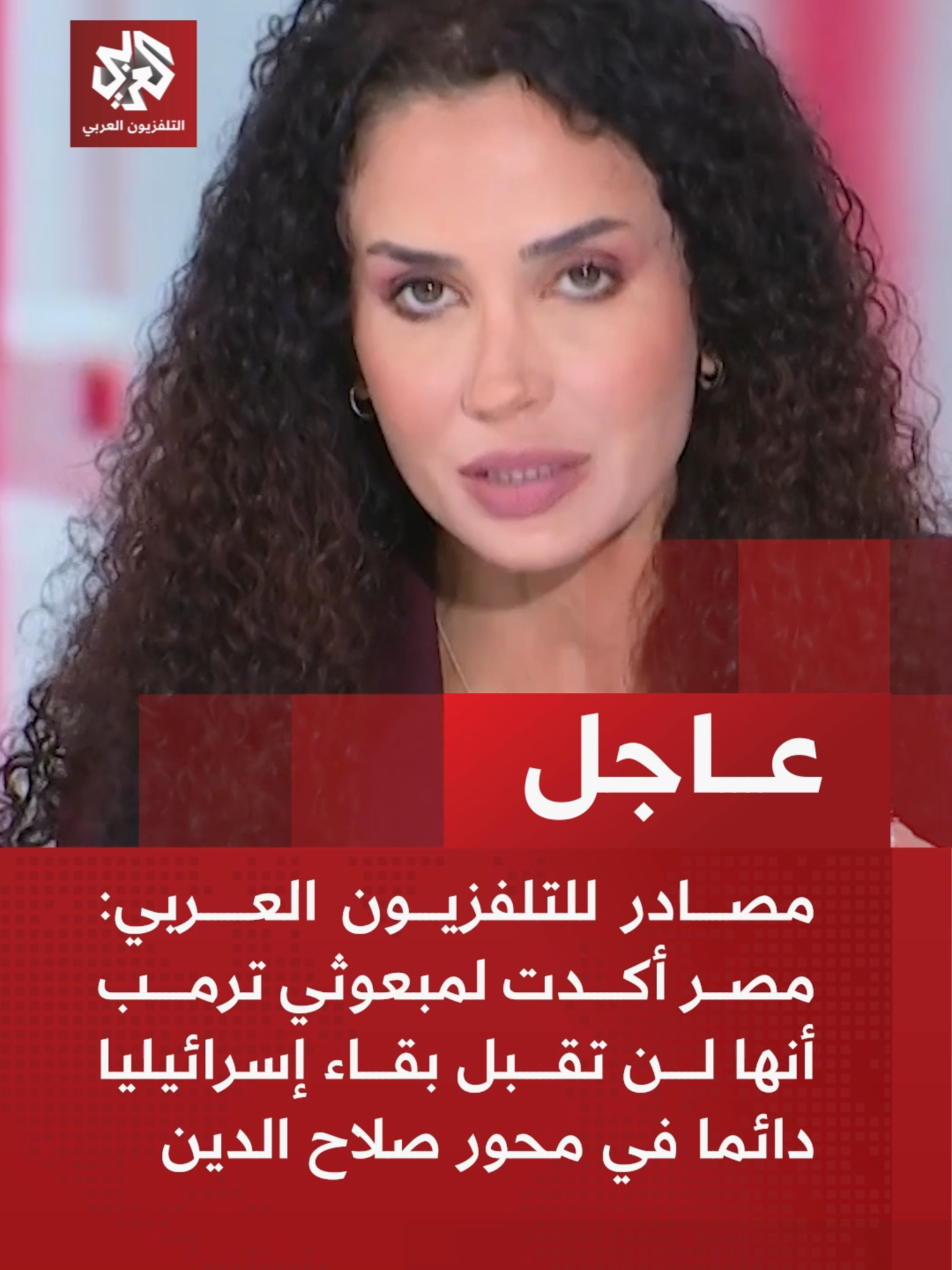 #عاجل | مصادر للتلفزيون العربي: مصر أكدت لمبعوثي ترمب أنها لن تقبل بقاء إسرائيليا دائما في محور صلاح الدين #التلفزيون_العربي