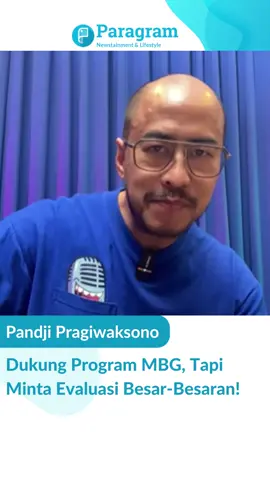 Prandji Pragiwaksono dukung program MBG, tapi minta evaluasi besar-besaran  #pandjipragiwaksono #MBG #trending #viral #netizen 