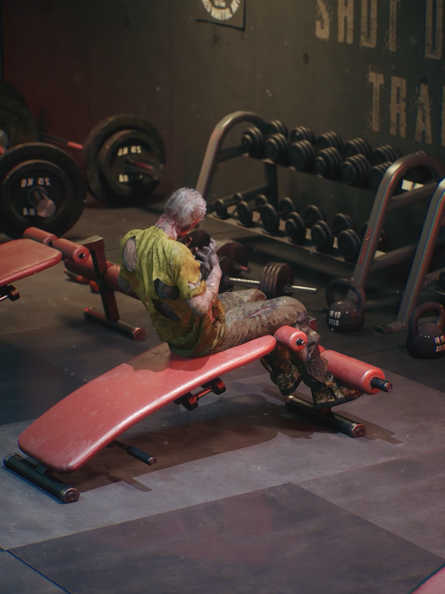 Hate leg days. #DoomsdayLastSurvivors #viral #fyp #funny #gym #legday