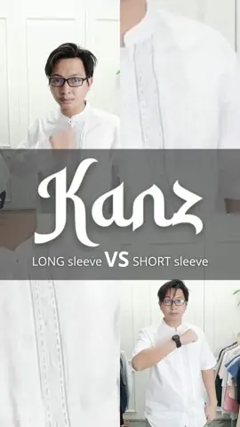 KANZ lengan panjang VS lengan pendek ??  mana yang kalian suka Gents? untuk produk di video ini sudah tersedia di link di bawah ini yah :)  #kokolenganpanjang #kokolenganpendek #kokopria #kokoputihdewasa #bajupria #outfitpriakeren