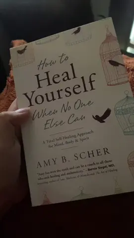 How to heal your self when no one else can by Amy B. Scher #healingyourself #HealingJourney #books 