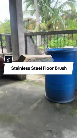 Stainless steel floor Brush, tanggal Libag ng inyong sahig. #floorbrush #stainlesssteelfloorbrush #brush #steelbrush #fy 