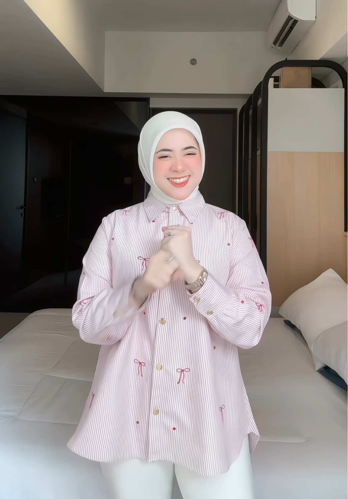 kemeja coquette fav aku⋆.𐙚 ̊ #kemejawanita #ribbon #kemejaoversize #OOTD #ootdfashion  
