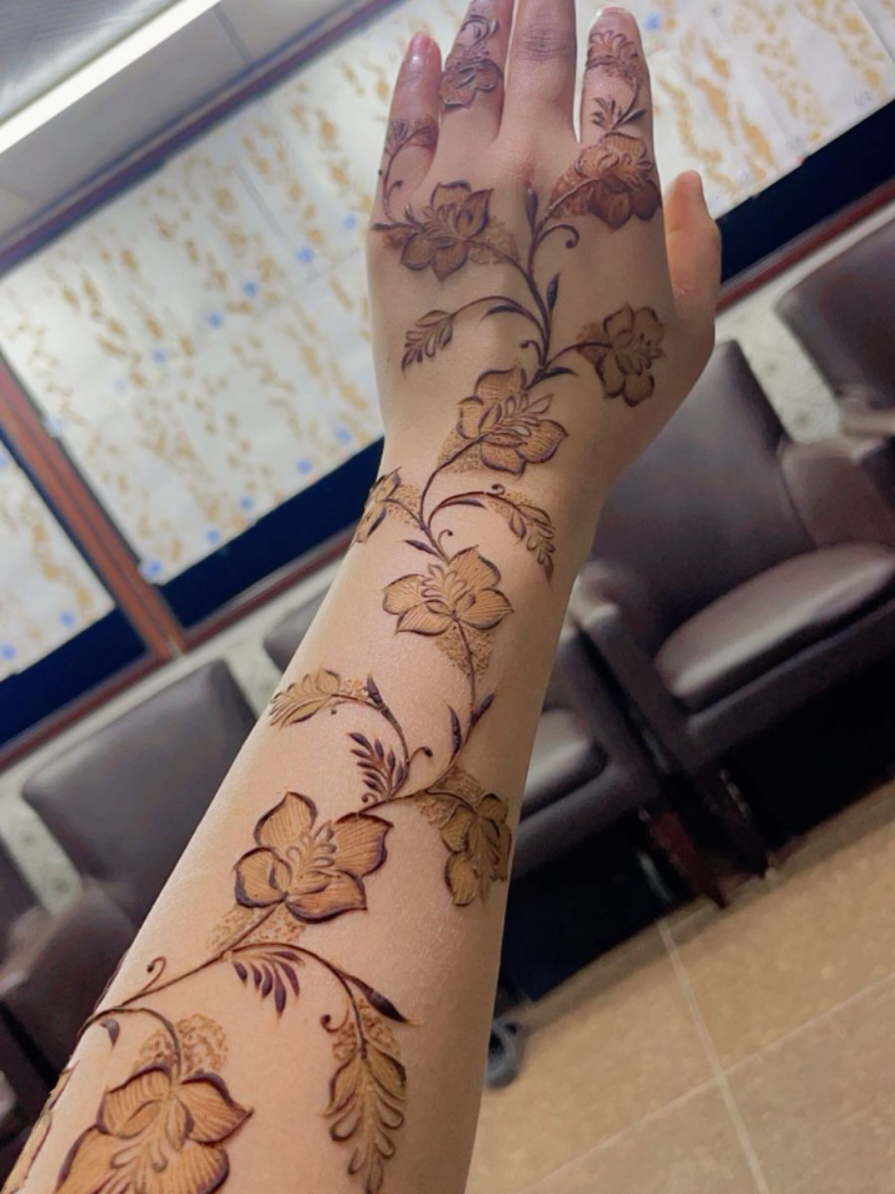 #Heena #Mehndi design #Arabic heena 