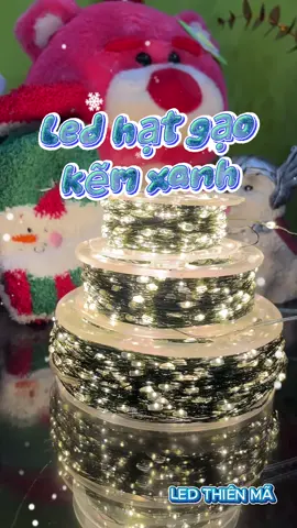 Led hạt gạo kẽm xanh trang trí Giáng Sinh #xuhuong #fyp #viralvideo #giangsinh2025 #christmas 