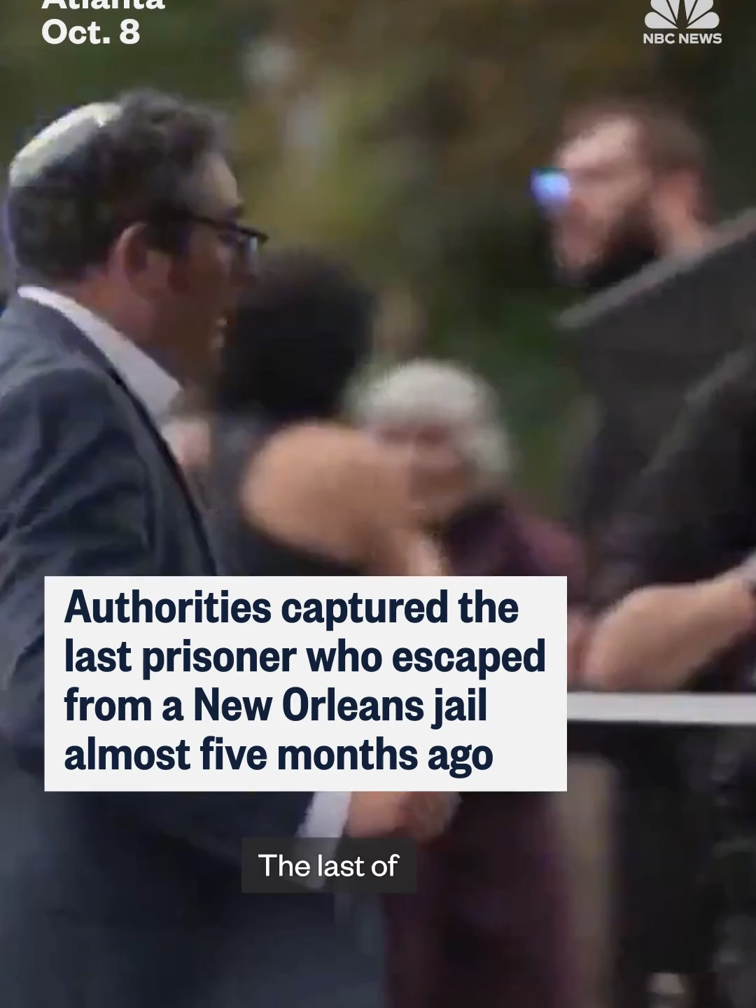 The last remaining fugitive who broke out of a #NewOrleans jail in May has been captured in #Atlanta, after more than four months on the run.