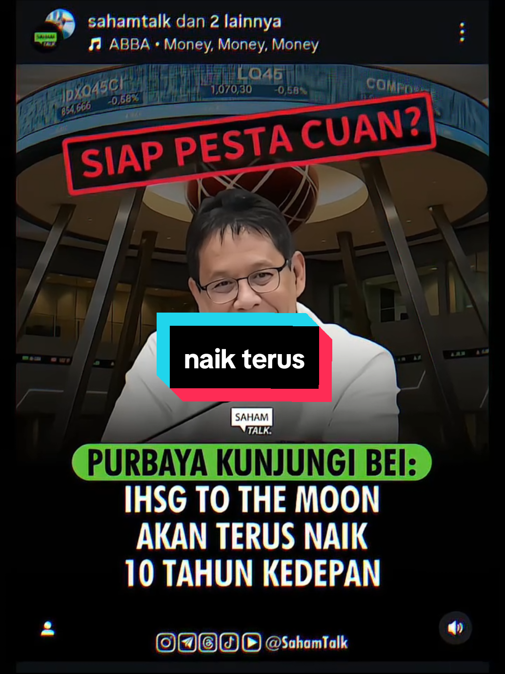 fly to the moon🤙🚀🚀🚀 #ihsg #saham #sahamindonesia #genz #stocbit 