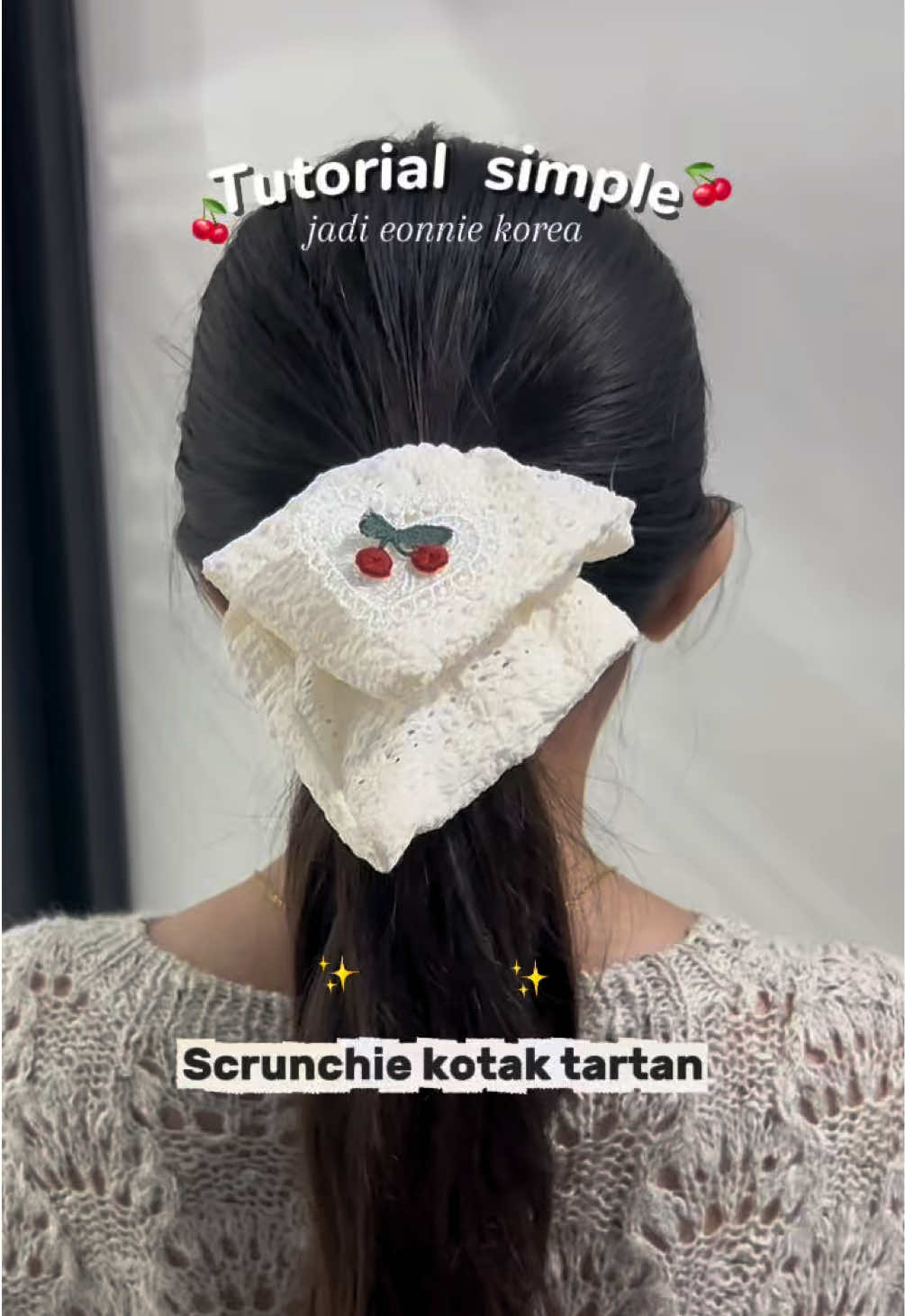 kali inii gemesh pwol iket rambutnya