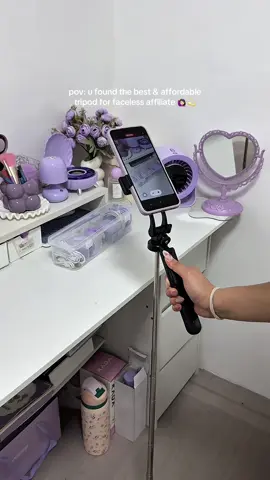 For my co faceless affiliate, u need this 😫🥰 #pov #facelessaffiliatemarketing #affiliatemusthave #tripod #selfiestick 
