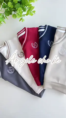 Áo gile cho bé mềm mại ấm áp #hokiha # aogilechobe