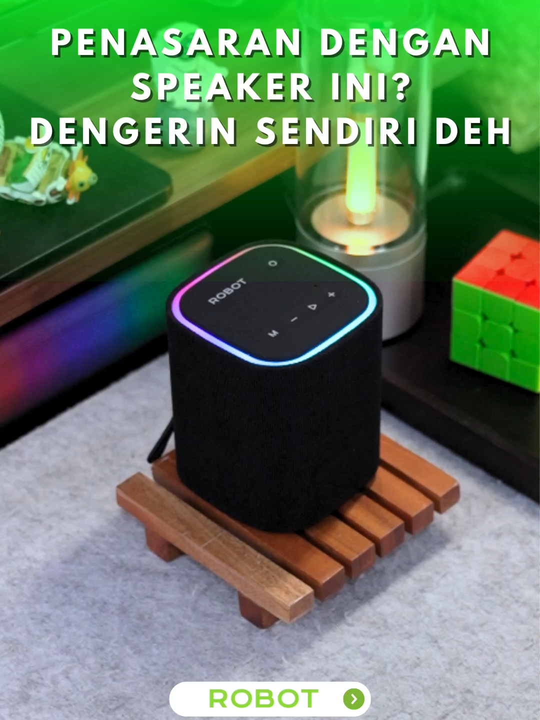 Nikmati suara jernih dan lampu RGB dinamis dari speaker ROBOT RB60, makin seru buat party di mana aja! 🔊🎉✨ #SpeakerBluetooth #ROBOTRB60 #RGBSpeaker #Bluetooth5_4 #TahanAirIPX5 #GadgetKekinian #SoundOn #PartyVibes #TIKTOKFinds #TikTokMadeMeBuyIt#RobotSmartpower #speakerbluetooth