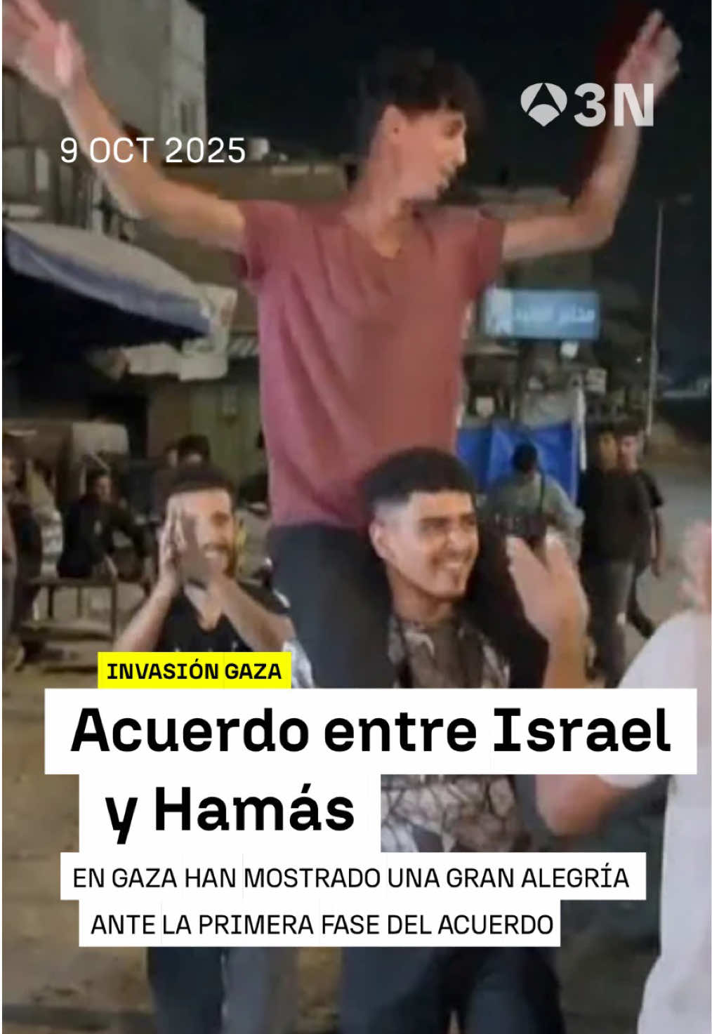 ➡️ El acuerdo de paz entre Israel y Hamás es más real que nunca  ‼️ Israel y Hamás han alcanzado uno para activar la primera fase de su plan para la Franja de Gaza 📲 Sigue toda la #actualidad en antena3noticias.com #Antena3Noticias #Noticias #News #NoticiasTikTok