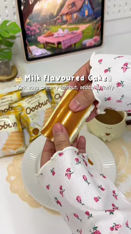 Sedap rasa creamy susu lembut je tekstur dia macam kek premium🍰🥛 #milkcake #milkcakes #cakesedap #ooobun 