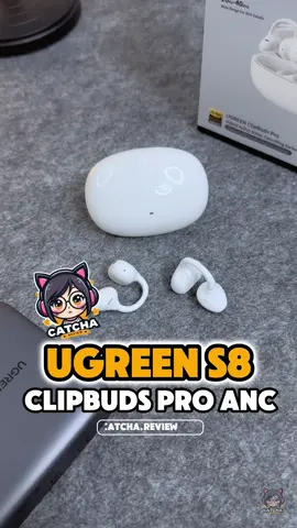 Ugreen S8 clipbuds Pro ANC หูฟังเอียร์บัด แบบมีก้านหนีบหูกันหลุด เสียงดีเบสแน่นระดับ Hi-res และรองรับ LDAC พร้อมโหมดตัดเสียงรบกวน ANC  และมีโหมดเกม  #ugreen  #หูฟังหนีบหู  #หูฟังบลูทูธ  #ugreenss8clipbudspro #หูฟังบลูทูธไร้สาย 