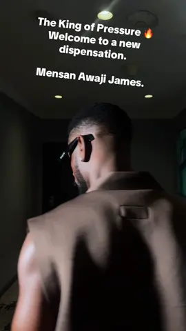 THE KING IS BACK ON YOUR SCREEN. The King of Pressure 🔥  Welcome to a new dispensation. Mensan Awaji James.