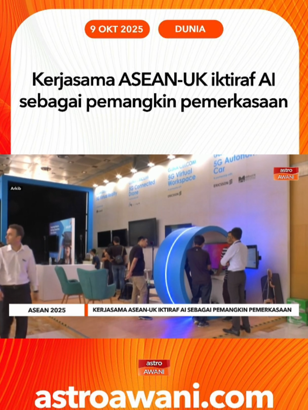 Kecerdasan Buatan (AI) menjadi pemangkin kerjasama ASEAN-UK dalam pemerkasaan, keterangkuman dan daya tahan, memastikan tiada negara atau komuniti tercicir, kata Setiausaha Agung ASEAN Dr Kao Kim Hourn. #AWANInews