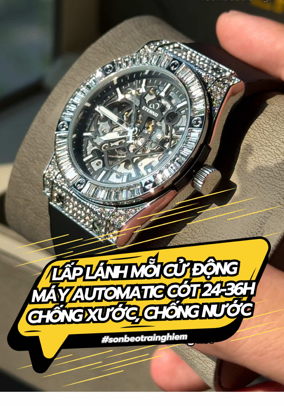 Anh em ăn mặc kiểu chơi chơi badboy mà đeo con này là hết nước chấm. Quá đẹp #sonbeotrainghiem #donghoco #donghoconam 