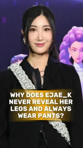 Why does Ejae_k never reveal her legs and always wear pants No one realizes the heartbreaking secret behind it.#ejae#usa #usa#tiktok #fyp #celebrity 
