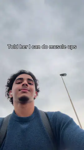 Had to do this trend 😭 #fyp #muscleup #gym 