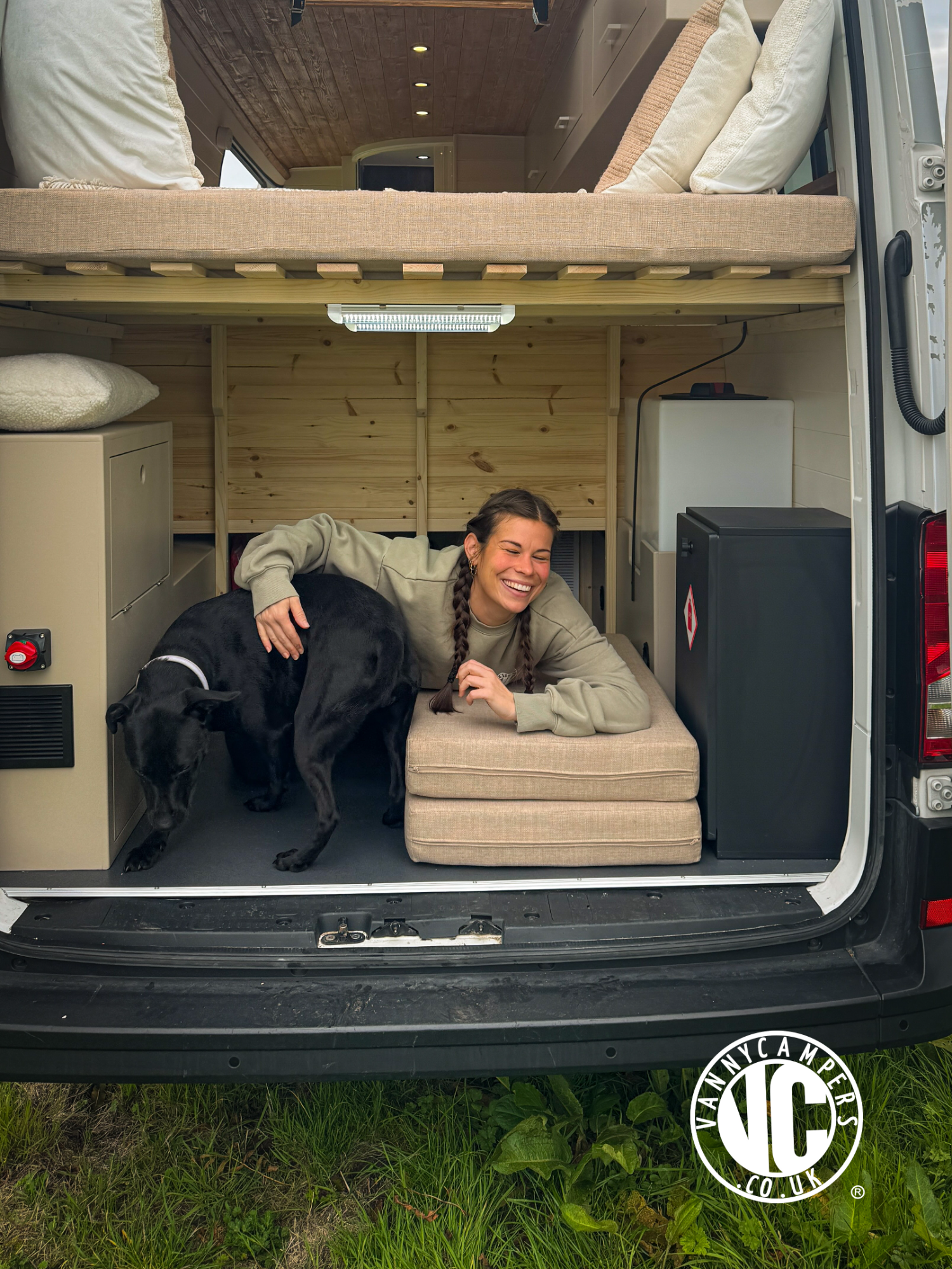 𝗪𝗵𝗮𝘁’𝘀 𝗰𝗮𝘁𝗰𝗵𝗶𝗻𝗴 𝘆𝗼𝘂𝗿 𝗲𝘆𝗲? 👀 Maybe it’s the huge bed, mahossive shower, ample storage, or spacious garage. Lulu’s got it all and more and she could be YOURS in just 7 DAYS! This beauty is already 70% SOLD! So don't hang about! 🔗 Website in bio #VannyCampers #WinACamper #VanLifeUK #campervanlife #OnlyVans