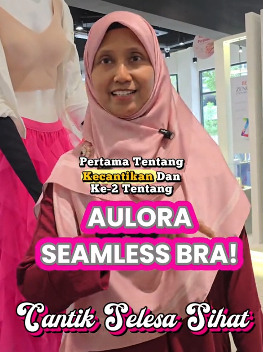 Aulora seamless bra dari BE International memang sangat best. Sangat Selesa. Memberikan confidence dan manfaat kesihatan dari sinaran Far Infrared #BreastCancerAwareness  #auloraseamlessbra  #womenempowerment  #farinfraredtherapy 