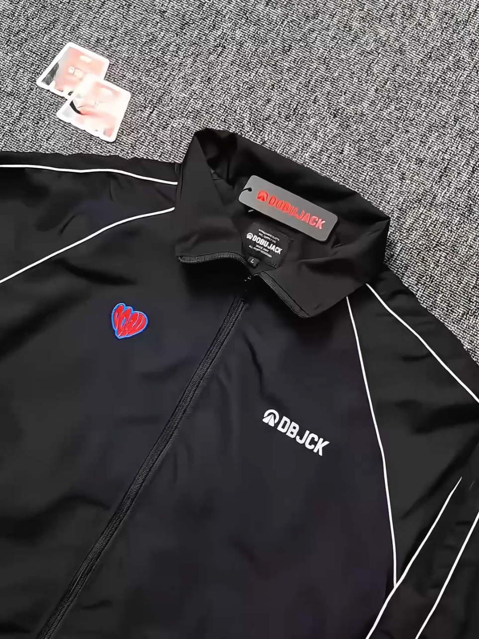 Rekomendasi Tracktop Jacket Raze Black Dobujack 🤩✨️ #tracktop #tracksuit #jaketparasut #dobujack #dobujackinvasion 