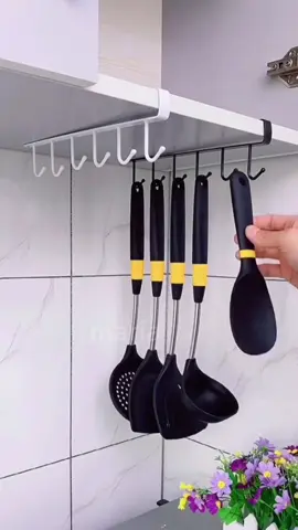 #Traceless punch-free hanging hook#Kitchen utensil storage#hook up
