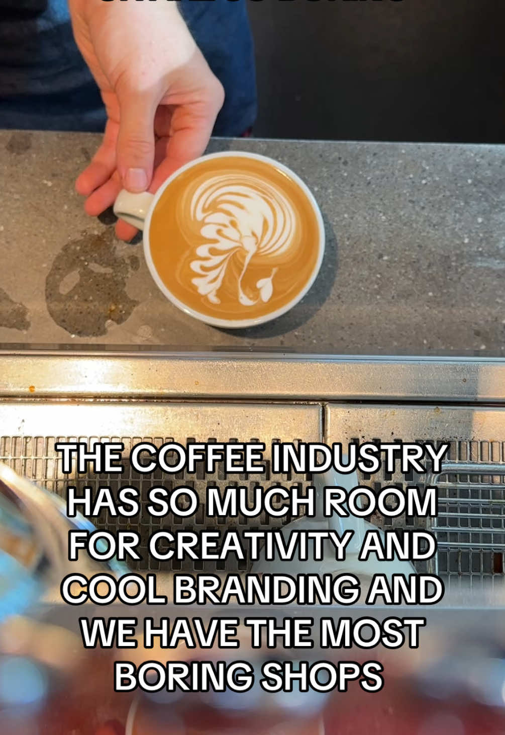 I wanna make coffee cool again #coffeetiktok #latteart #baristatok #flatwhite #baristalife 