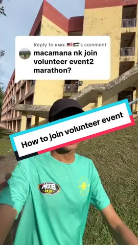 Replying to @ᴋᴍɪᴇ.🇲🇾🇵🇸 actually banyak cara untuk korang join as a volunteer untuk event running. Tapi bagi aku yang paling mudah nak cari adalah dari social media #volunteer #Running #SukanDiTikTok