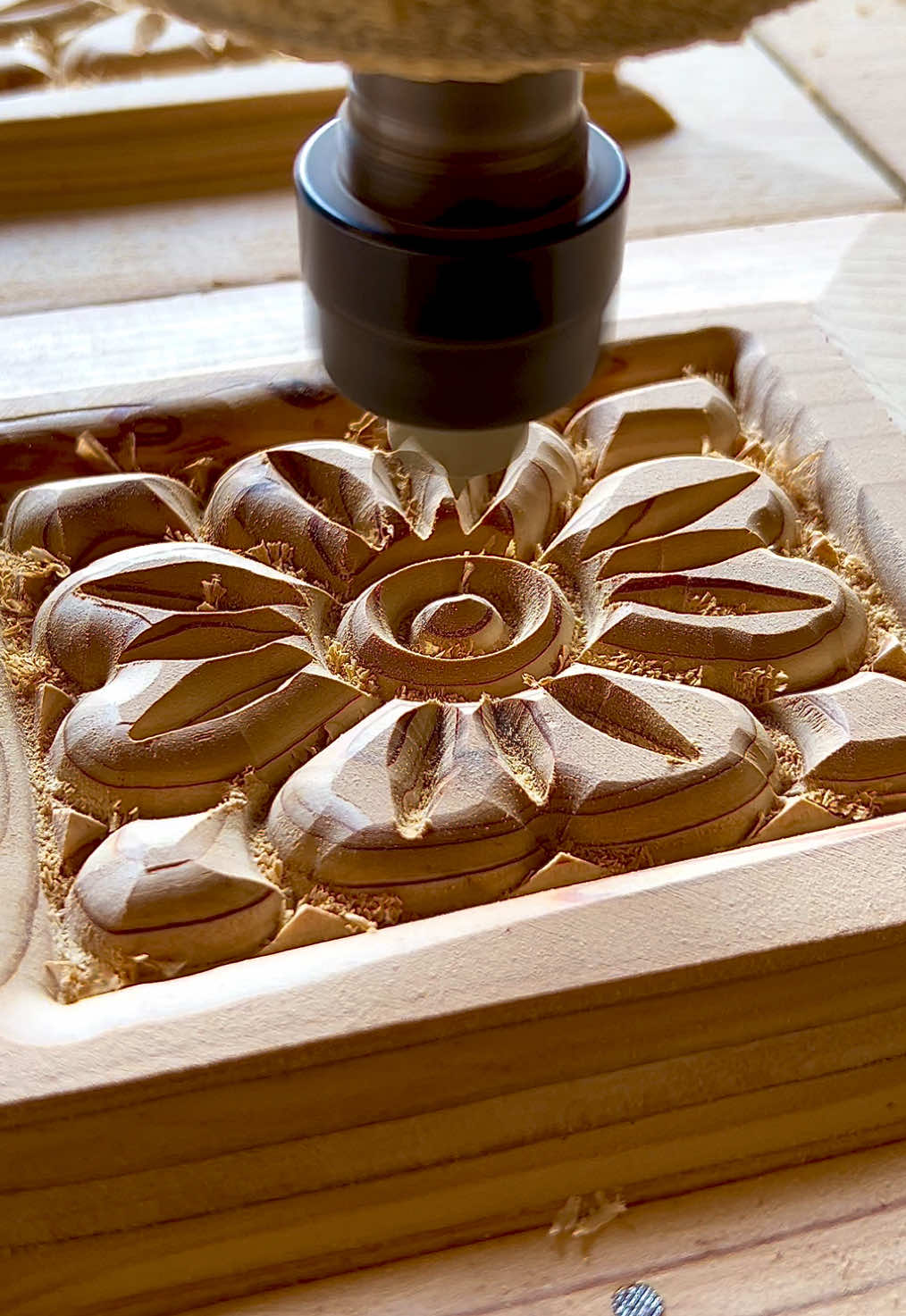 Incredible 2.5D CNC Wood Carving | Super Satisfying ASMR Precision Engraving