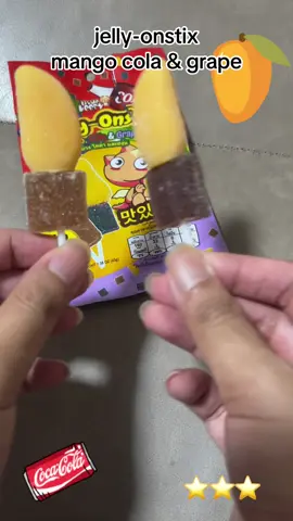#jellyonstix #mangocola & #grape#เยลลี่#มะม่วง