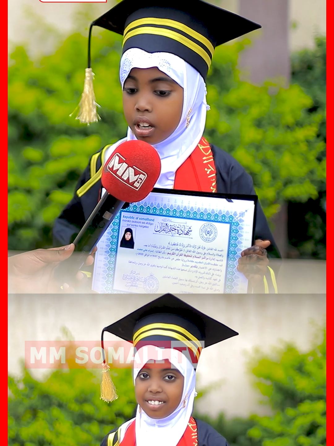 8-jir maanta qaadatay shahaadaha xifdiga Qur'aanka Kariimka ah. Xafladda qalinjabinta dufcaddii 4aad Maraakis Salaam.