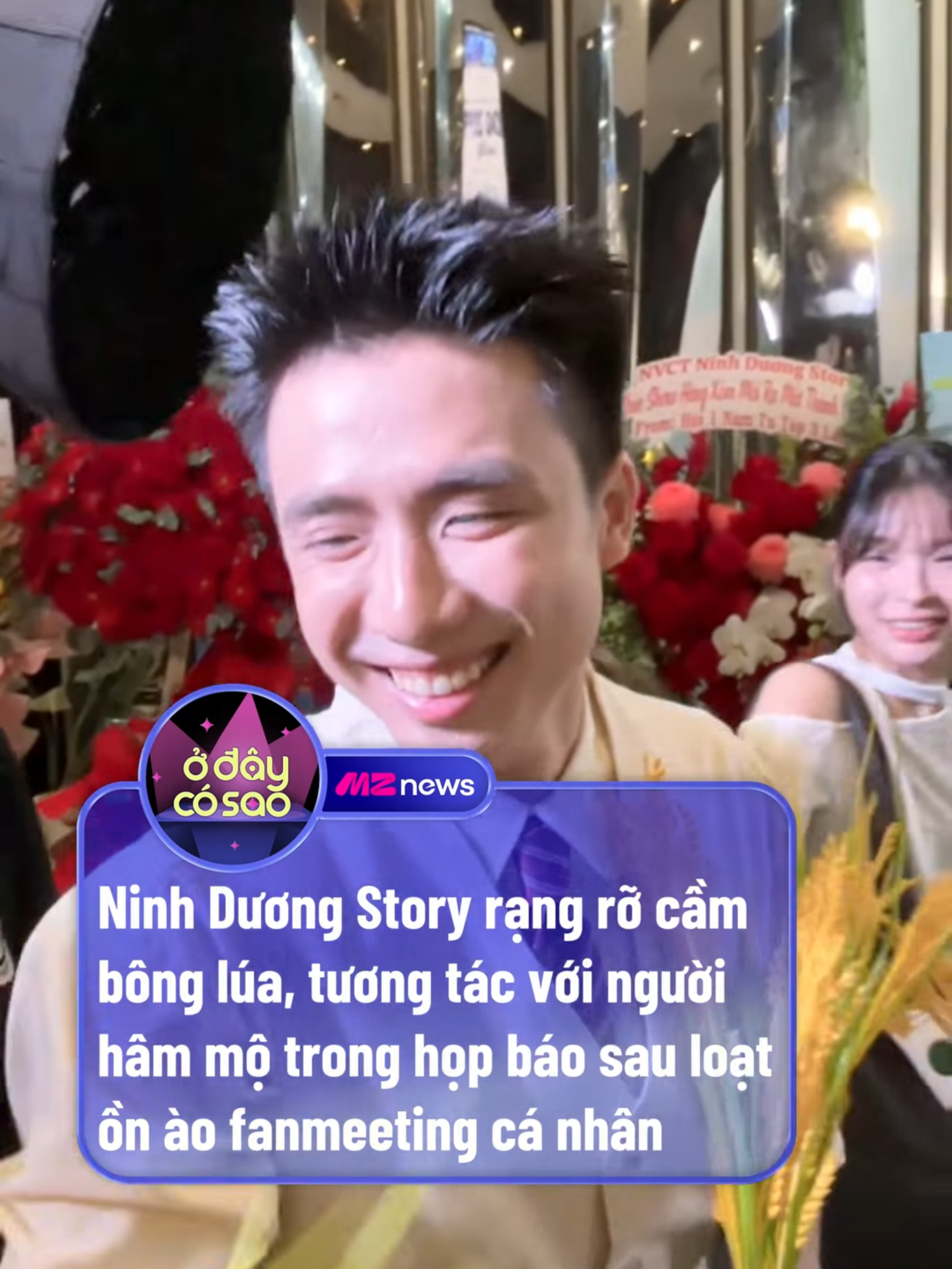 Không còn là bông tuyết nay hai ảnh thành bông lúa roài!!! #odaycosao #mznetwork #mznews #chiphien #hangxommoi #huongiang #ninhduongstory