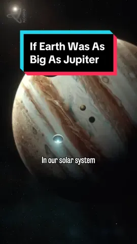 If Earth Was As Big As Jupiter!  #universe #space #Science #Astronomy #facts 