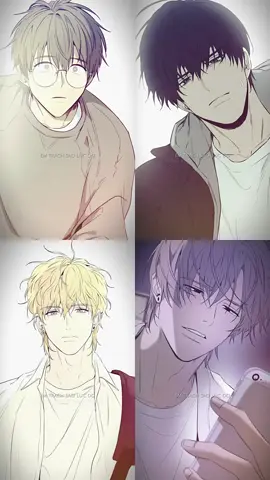 các hồng hài nhi và nhị lang thần nhà mẹ Park No Deok 🫶🏻 (th cuối góc phải cho vào để đủ đội hình thôi cả nhà thông cảm 🫂) #너의사랑에대하여 #동정의형태 #양일우와나 #bl #manhwa 