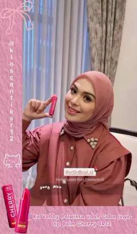 MasyaAllah ka Vebby Palwinta aja udah Cobain Lip Balmnya SR12 nih 😍 Kamu kapan dear? #lipbalmsr12 #lipbalmcherrysr12 #lip 