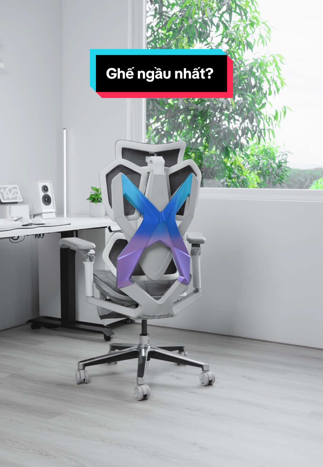 Một chiếc ghế công thái học vừa hiện đại tối giản mà vừa ngầu ngầu gaming cho mọi góc setup #desksetup #gamix5pro #gamivietnam #LearnOnTikTok #deskaccessories 