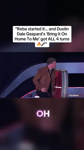 “Dustin Dale Gaspard performed Bring It On Home To Me on The Voice 2025. Reba turned first, and one by one the other judges followed, giving him a 4-chair turn moment to remember.” #TheVoice #fyp #music #talent #singing 
