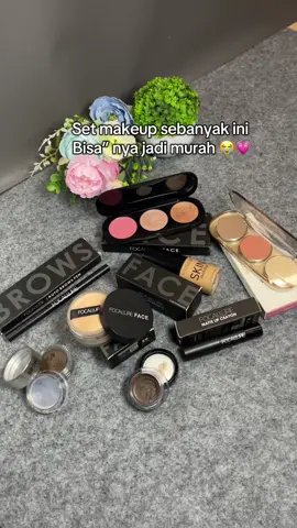 Daripda beli satuan, murah kaya gini 💕💕 #setmakeup #focallure #makeupset #murah 