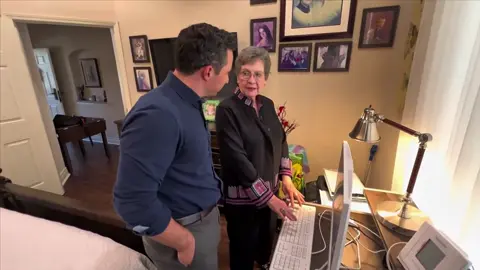 An 85-year-old woman was caught on camera nearly giving away her life savings in a bitcoin ATM scam before she was stopped by a bystander and law enforcement. Jay O'Brien has more on how this growing scam is being used by sophisticated criminal networks to steal millions from Americans. #news #bitcoin #scam